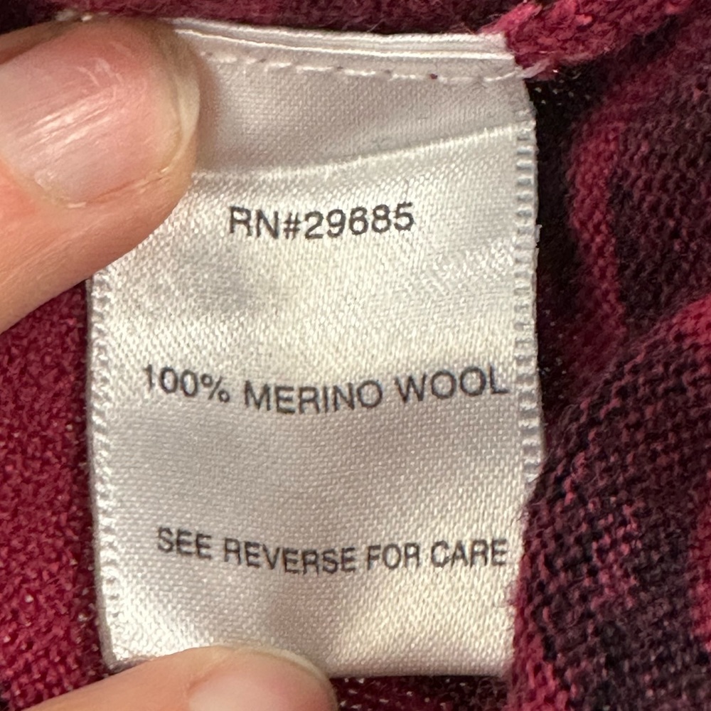 Burgundy, Pendleton Sleeveless Patterned Top - image 5